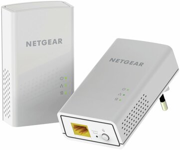 NETGEAR Powerline 1000 | Powerline Adapter | 1000 Mbps | 1x Gigabit Ethernet | Wi-Fi N300 | Wit