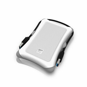 Silicon Power Rugged Armor Externe Harde Schijf | 1TB | USB 3.2 | Wit