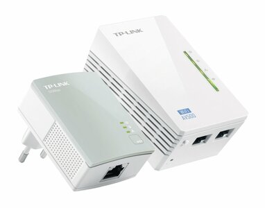 TP-Link TL-WPA4220KIT | AV500 Powerline Adapter Set | 500 Mbps | Wi-Fi N300 | Fast Ethernet | Starter Kit