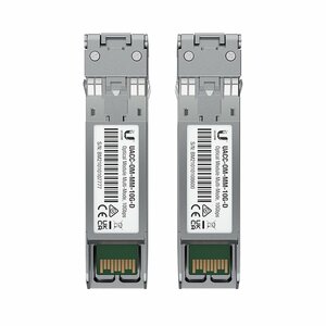 Ubiquiti UACC-OM-MM-10G-D-2 | SFP+ Transceiver Module | 10 Gbps | Multimode | 850 nm | LC Duplex | 300 m