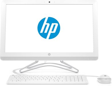 HP AIO FHD-IPS 21.5 / I3-7100 /  4GB / 256GB SSD / W10
