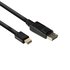 Ewent EW9865 DisplayPort kabel 2 m Mini DisplayPort Zwart_