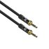 ACT AC3612 audio kabel 5 m 3.5mm Zwart_