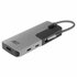 ACT AC7021 USB-C naar HDMI female adapter met PD Pass-Through, 4K, USB-A , USB-C port, kaartlezer_