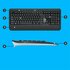 Logitech Advanced MK540 toetsenbord Inclusief muis USB QWERTZ Duits Zwart, Wit_
