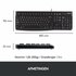 Logitech K120 Zakelijk Bedraad Toetsenbord QWERTY - Retail_