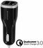 Mobiparts Quick Charge Car Charger Dual USB 5A Black_