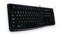 Logitech K120 Corded Keyboard toetsenbord USB QWERTZ Duits Zwart_