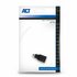 ACT AC7355 tussenstuk voor kabels USB-A USB-C Zwart_