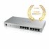 Zyxel GS1008HP Unmanaged Gigabit Ethernet (10/100/1000) Power over Ethernet (PoE) Grijs_