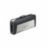 SanDisk Drive USB Ganda Ultra Tipe-C 256 GB USB flash drive USB Type-A / USB Type-C 3.2 Gen 1 (3.1 Gen 1) Grijs, Zilver_