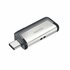 SanDisk Drive USB Ganda Ultra Tipe-C 256 GB USB flash drive USB Type-A / USB Type-C 3.2 Gen 1 (3.1 Gen 1) Grijs, Zilver_