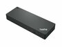 Lenovo 40B00300EU notebook dock & poortreplicator Bedraad Thunderbolt 4 Zwart, Rood_