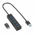 Sharkoon 4044951037582 interface hub USB 3.2 Gen 1 (3.1 Gen 1) Type-C 5000 Mbit/s Zwart_