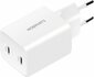 Mobiparts GaN Wall Charger Dual USB-C 35W Wit_