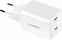 Mobiparts GaN Wall Charger Dual USB-C 35W Wit_