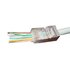 Gembird LC-PTF-01/100 kabel-connector RJ-45 Bruin, Zilver, Transparant_