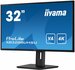 iiyama ProLite XB3288UHSU-B5 computer monitor 80 cm (31.5") 3840 x 2160 Pixels 4K Ultra HD LCD Zwart_