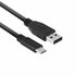 ACT AC3020 USB-kabel 1 m USB 3.2 Gen 1 (3.1 Gen 1) USB A USB C Zwart_