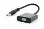 Gembird AB-U3M-VGAF-01 USB grafische adapter 1920 x 1080 Pixels Zwart_