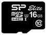 Silicon Power 16GB Elite MicroSDHC Class10 UHS-1 tot 85Mb/s incl. SD-adapter Zwart_