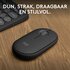 Logitech Pebble 2 M350s | Ambidextrous Draadloze Muis | RF-Draadloos + Bluetooth | 4000 DPI | Grafiet_