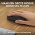 Logitech Pebble 2 M350s | Ambidextrous Draadloze Muis | RF-Draadloos + Bluetooth | 4000 DPI | Grafiet_