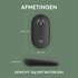 Logitech Pebble 2 M350s | Ambidextrous Draadloze Muis | RF-Draadloos + Bluetooth | 4000 DPI | Grafiet_