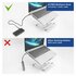 ACT USB-C 4K MST dockingstation voor 2 HDMI-monitoren, Ethernet, USB-C, 3x USB-A, PD passthrough en 1 meter lange afneembare USB-C-kabel_