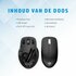 HP 430 | Multi-Device Draadloze Muis | Links- en Rechtshandig | RF + Bluetooth | 1200 DPI | Zwart_