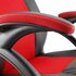 White Shark KING'S THRONE | Universele Gamestoel | Gestoffeerde Gevoerde Zitting | Zwart/Rood_