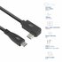 ACT AC7405 | USB 3.0 Kabel | USB-C (recht) naar USB-C (haaks) | 60W | 10Gbps | 0,5m | Zwart_