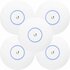 Ubiquiti UniFi UAP-AC-PRO (5-pack) | WiFi 5 Access Point (AC1750) | 1300 Mbit/s | PoE (met Adapter) | Inclusief Plafond- en Muurmontagebeugel_