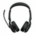 Jabra Evolve2 55 MS Stereo | Bluetooth & USB-A Headset | Met Oplaadhouder | Zwart | Voor Kantoor & Callcenter_