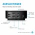 HP 26D32AA G5 | USB-C Docking Station | Dual 4K Display | 100W Power Delivery | Zwart_