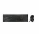 CHERRY DW 9500 SLIM toetsenbord Inclusief muis RF-draadloos + Bluetooth QWERTY Engels Zwart, Grijs_