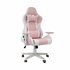 White Shark Roxy | Roze Gamingstoel met Verstelbare Rugleuning | Belastbaar tot 120 kg_