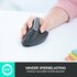 Logitech MX Vertical | Draadloze Ergonomische Muis | Rechtshandig | RF + Bluetooth + USB-C | 4000 DPI suggestie | Grafiet | RETURNED_
