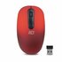 ACT AC5115 | Ambidextrous Draadloze Muis | RF-Draadloos | 1200 DPI | Rood/Zwart_