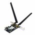ASUS PCE-AXE5400 Interne WLAN-kaart | Wi-Fi 6E (802.11ax) | 2402 Mbit/s | Tri-band (2,4 GHz / 5 GHz / 6 GHz) | Bluetooth 5.2_