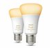 Philips Hue White Ambiance | 8W A60 LED-lamp | E27 fitting | 2-pack | EU | Dimbaar | Bluetooth & Zigbee_