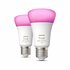 Philips Hue White and Color ambiance A60 - E27 slimme lamp - 1100 (2-pack)_