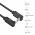 ACT AC7478 | USB 3.2 Gen 2 Kabel | USB-C (haaks boven/beneden) naar USB-C (haaks boven/beneden) | 60W | 10Gbps | 2m | Zwart_