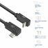 ACT AC7480 | USB 3.2 Gen 2 Kabel | USB-C (haaks links/rechts) naar USB-C (haaks boven/beneden) | 60W | 10Gbps | 0,5m | Zwart_
