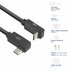 ACT AC7482 | USB 3.2 Gen 2 Kabel | USB-C (haaks links/rechts) naar USB-C (haaks boven/beneden) | 60W | 10Gbps | 2m | Zwart_