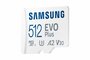 Samsung EVO Plus | MicroSDXC | 512GB | Class 10 | UHS-I U3 | V30 | A2 | Tot 160MB/s | Inclusief adapter_