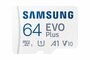 Samsung EVO Plus | MicroSDXC | 64GB | Class 10 | UHS-I U1 | Inclusief adapter_