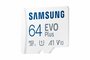 Samsung EVO Plus | MicroSDXC | 64GB | Class 10 | UHS-I U1 | Inclusief adapter_