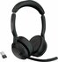 Jabra Evolve2 55 Link380a MS Stereo | Bluetooth Headset (ANC) | USB-A Dongle | Oplaadstandaard | Zwart_