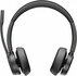 Poly Voyager 4320 MS Stereo | Bluetooth Headset | USB-A Dongle (BT700) | Zwart_